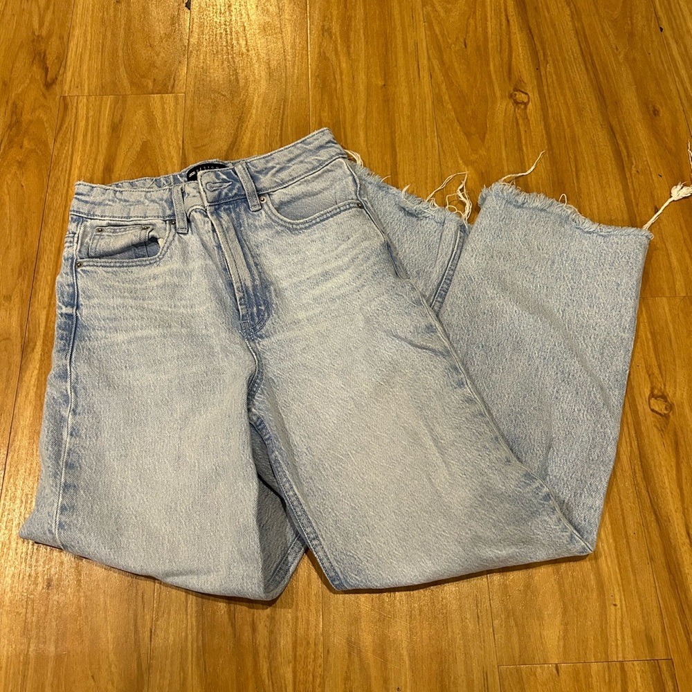 ASOS straight leg jeans light blue